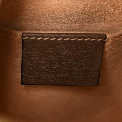 GG Supreme Monogram Web Mini Ophidia Shoulder Bag Brown