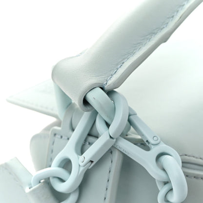 Grained Calfskin Small Puzzle Bag Aquamarine