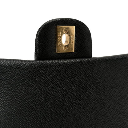Caviar Quilted Small Handy CC Flap Black