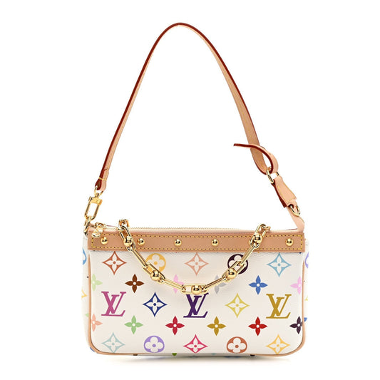 LV X TM Monogram Multicolor Pochette Accessories White