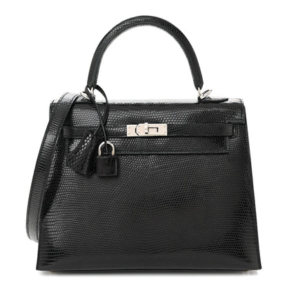 Lizard Niloticus Kelly Sellier 25 Black