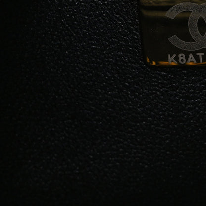 Caviar Quilted Small Boy Messenger Bag Black