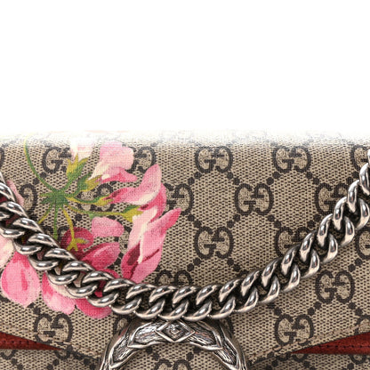 GG Supreme Monogram Blooms Small Dionysus Shoulder Bag Beige Multicolor Dry Rose