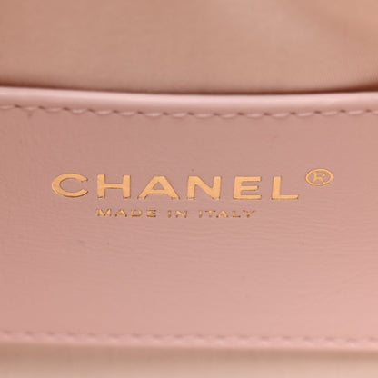 Caviar Quilted Mini Chanel 25 Handbag Light Pink