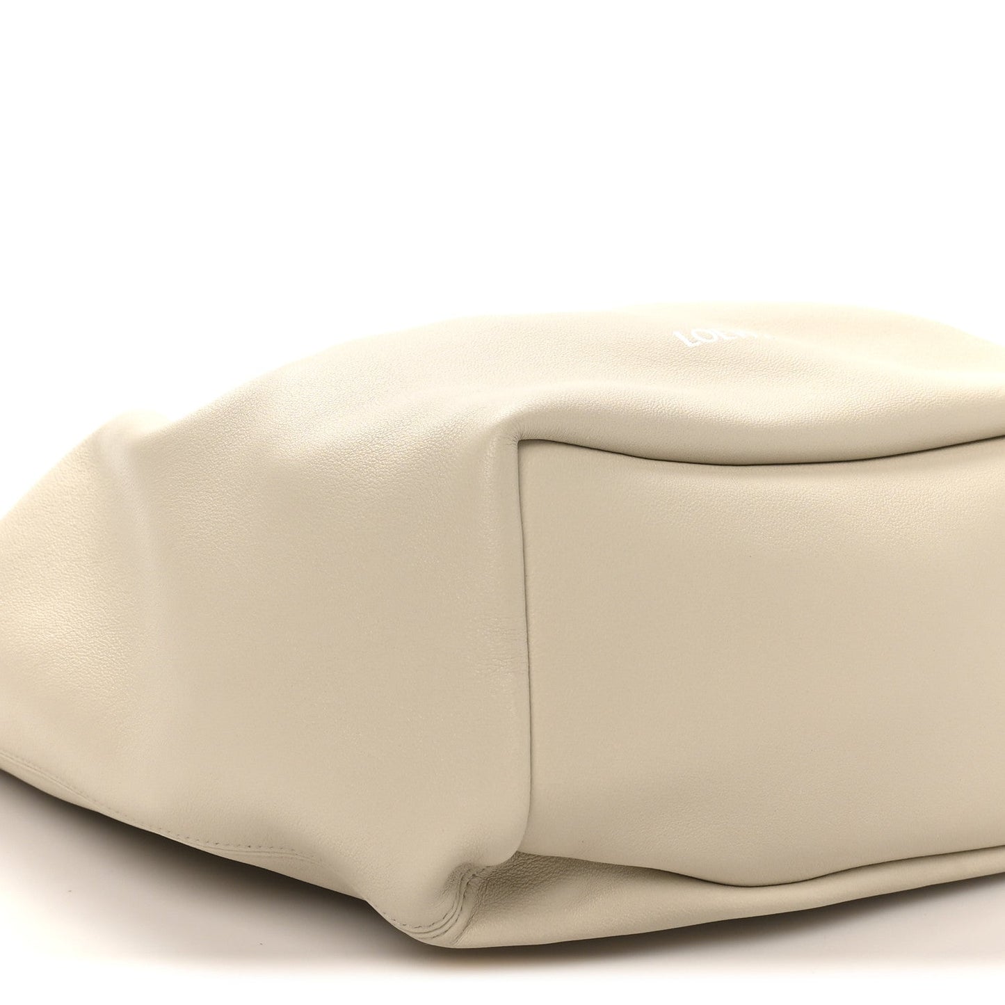 Buttery Nappa Lambskin Small Squeeze Bag Sea Salt