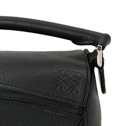 Calfskin Mini Puzzle Bag Black