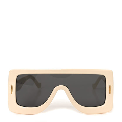Acetate Anagram Shield Sunglasses LW40104I Beige