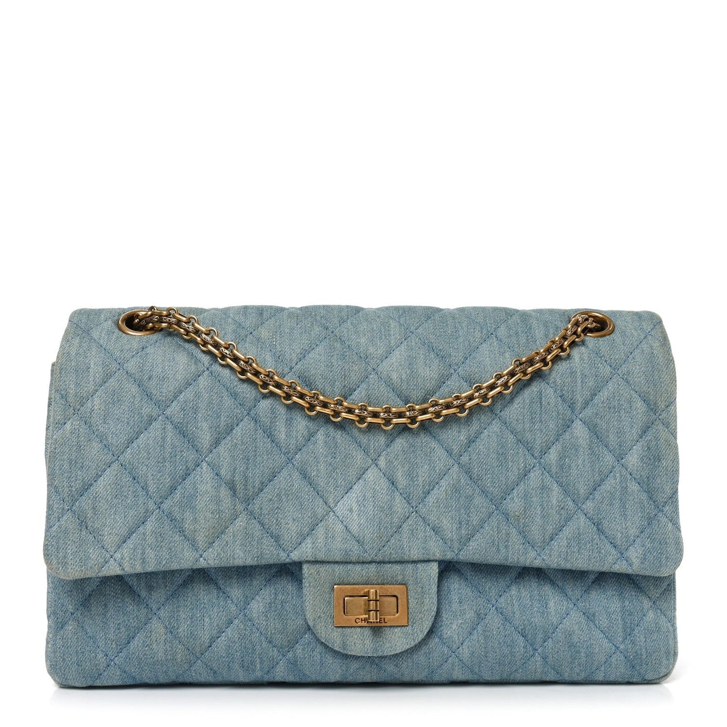 Denim Quilted 2.55 Reissue 226 Flap Light Blue