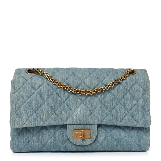 Denim Quilted 2.55 Reissue 226 Flap Light Blue