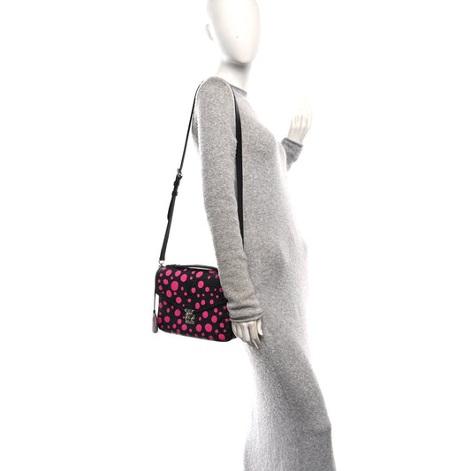LV x YK Empreinte Monogram Giant Pochette Metis Black Fuchsia