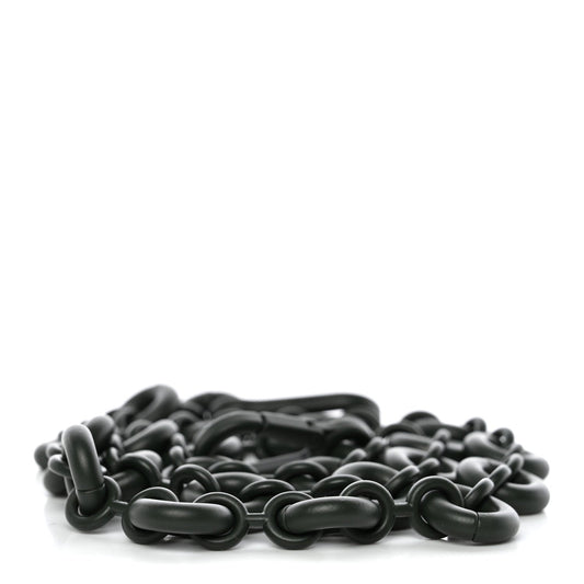 Brass Monochrome Donut Chain Shoulder Strap Olive Green