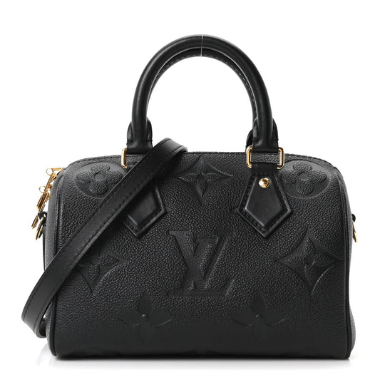 Empreinte Monogram Giant Speedy Bandouliere 20 Black