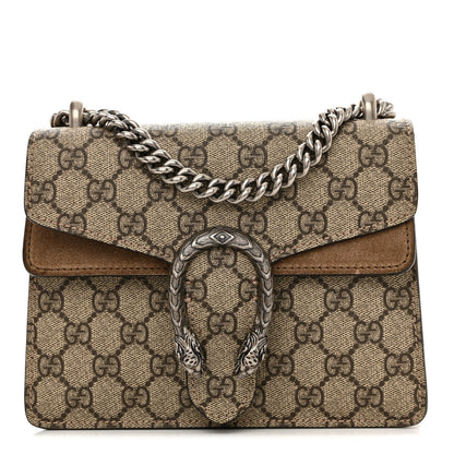 GG Supreme Monogram Mini Dionysus Shoulder Bag Taupe
