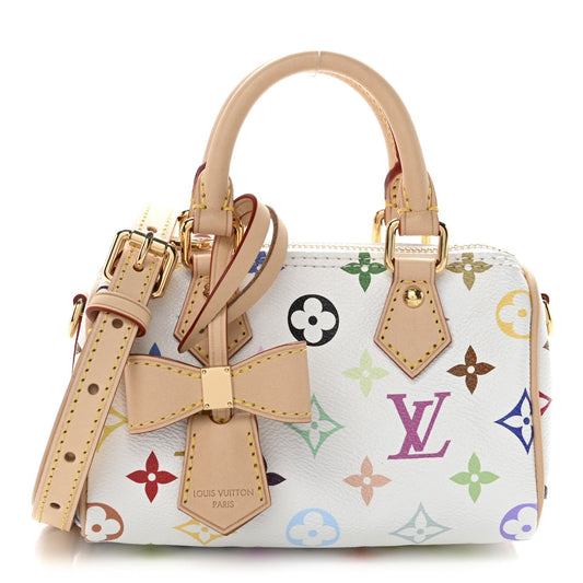 LV X TM Monogram Multicolor Nano Speedy White
