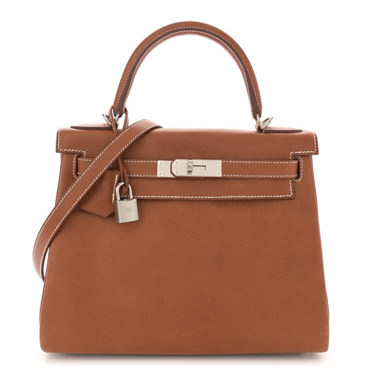 Barenia Faubourg Kelly Retourne 28 Fauve