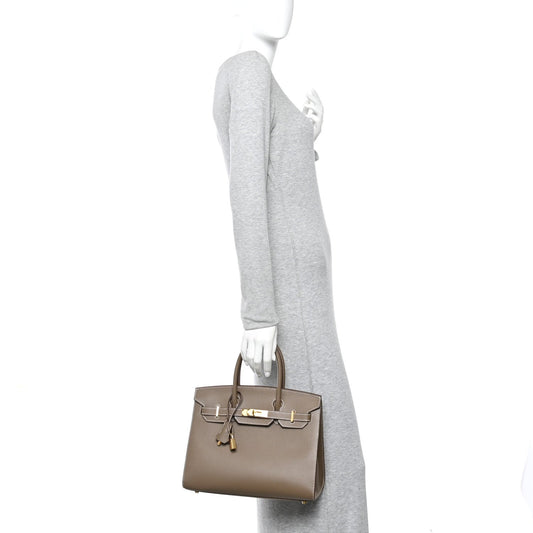 Epsom Birkin Sellier 30 Etoupe
