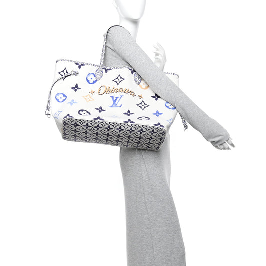 Monogram Canvas By The Pool Okinawa 2.0 Neverfull GM Blue